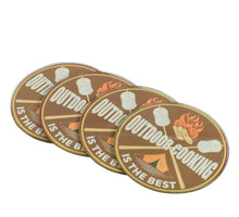 Satz/4 Untersetzer Glas ''outdoor'' H2,3 T9cm