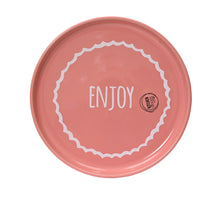 Frühstücksteller aus Keramik, rosa, Ø 20 cm x H 2 cm