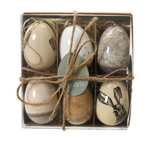 Wbox a 6 Eier Schaumstoff 6er Pack Durchmesser 5cm x H.7,5cm Marmor Mix