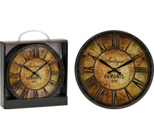 WANDUHR ''ANTIK'' KUNSTSTOFF D20 B4,5CM (exkl. 1xAA-Batterie)