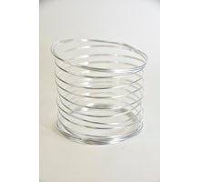 Drahtrolle kalkfarben