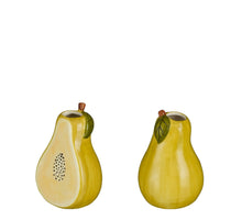 Vase Obst gelb grün 2 sortiert - h15xd10cm