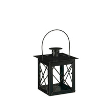 Alabama Laterne schwarz - l10xb10xh13cm