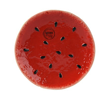 Frühstücksteller Dolomit grün/rot D16 H2cm