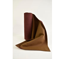 Tischläufer Leder 28cm 2.5mtr aubergine