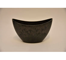 Ovaler Topf grau 24x10x15cm