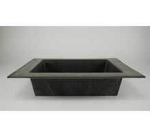 Tablett Quadrat Grau 30x30x6cm