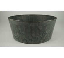 Teil rund grau D24 H10cm