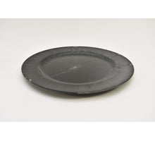 Flacher Teller rund Grau 25x1.5cm