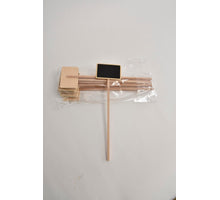 Holzstichetikett 22cm Brett 7x5cm pro 10 Stück