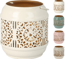 Teelichthalter mit Henkel D8,5 H7,5cm 4er Sortiment