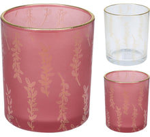 TEELICHTHALTER MIT DRUCK GOLD D7 H8CM 2 STÜCK SORTIERT