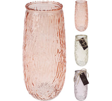 VAAS GLAS ''THE SIMPLE LIFE'' D7 H17 CM 3 ASSORTIE KLEUR