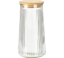 VORRATSDOSE GLAS 1400ML DECKEL D11 H21CM KLAR