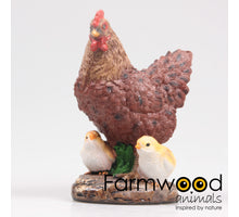 HÜHNCHEN/KÜKEN BRAUN POLYESTER 15X11X20 CM