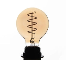 LED-Lampe, dimmbar, 4W, Ø8x11cm, Bernstein