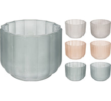 KERZE IM GLAS ''TROPISCH'' 10CM 3 STÜCK SORTIERT