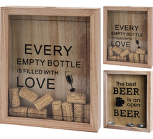 KORK- UND BIERDOSENHALTER 20X4,2X25CM 2 ASSORTIERT