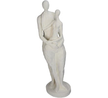 Ornament Paar Polyresin Weiß 13,7x14x47,5cm