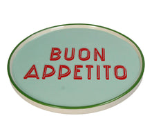 Teller Buon Appetito Steingut Mint 25,5x25,5x1,5cm