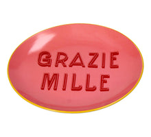 Teller Grazie Mille Steingut Rosa 20,5x20,5x2,5cm
