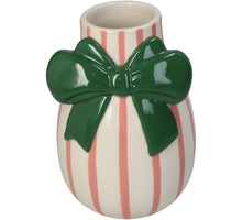 Vase Bow Steingut Mehrfarbig 12,1x12,5x17,7cm