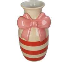 Vase Bow Steingut Mehrfarbig 17,3x16,7x32cm