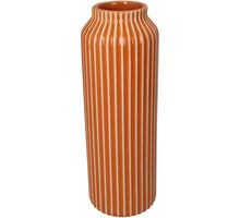 Vase Steingut Terrakotta 9,5x9,5x26cm