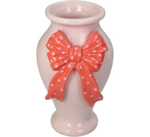 Vase Bow Dolomit Rosa 13x12x20cm