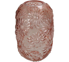 Glasvase Orange 15x15x24cm