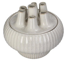 Vase Steingut Weiß 29x29x25,5cm