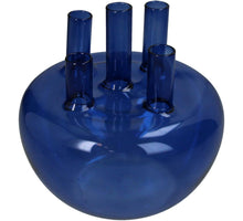 Vase Glas Blau 18x18x18cm