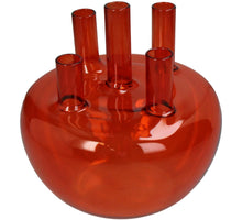 Glasvase Orange 18x18x18cm
