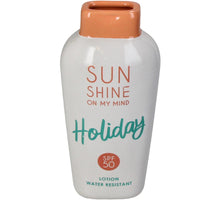 Vase Sonnenschutz Feines Steingut Weiß 8,8x5,6x19cm