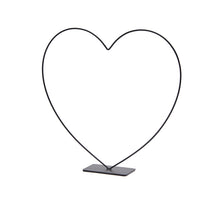 Metall Rechteck auf Basis 25x40cm schwarz