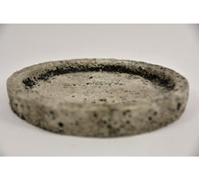 Plattform Lava rund D30 H4cm Steingrau