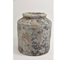 Globus Glas ''Raw'' mit Ohr 26x26x32cm Grau