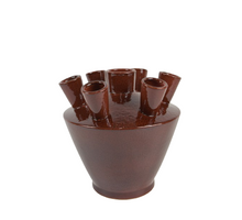 Tulpvaas Dinan Keramiek D23 H23cm Warm Rood