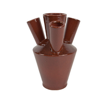 Tubevaas Dinan Keramiek D18 H26cm Warm Rood