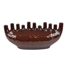 Tuitvaas Dinan Keramiek 50x17x23cm Warm Rood