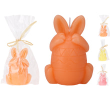 Kerze Häschen D5,3 H9cm 3 sortierte Farben im Beutel