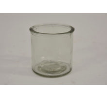 Batterieglas mit Rand klar 12x12x12cm