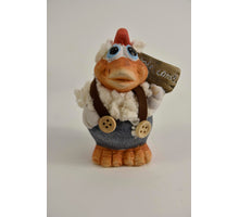 Willkommensschild Huhn Wolly - 9 cm