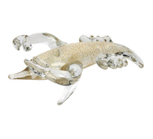 Ornament Hummer Glas Gold 26x11x10,5cm