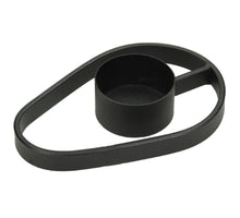 Kerzenständer Metall Schwarz 11.5x7.5x1.8cm