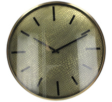 Uhr Metall Gold 50x5x50cm