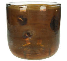 Kerzenständer Glas Braun 17x17x17cm