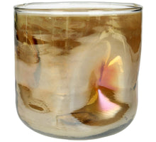 Kerzenständer Glas Gold 14x14x14cm