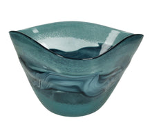 Schale Glas Blau 29x27x14cm