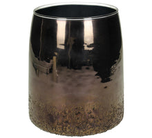 Vase Glas Blau 16x16x18cm